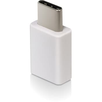 USB変換アダプタ C-microB USB2.0 認証品 難燃性 タイプC スマートフォン タブレット エレコム