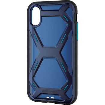 PM-A17XZEROSCBU iPhone X用ZEROSHOCK/シェル 1個 エレコム