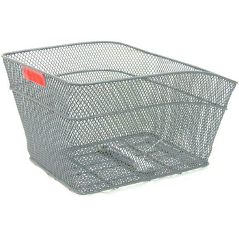 メッシュ後カゴ グレー (金具付) アサヒサイクル