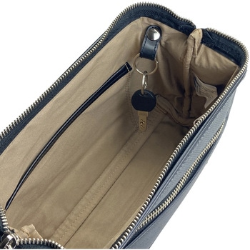 豊岡製チャックダレスセカンドバッグ 平野鞄