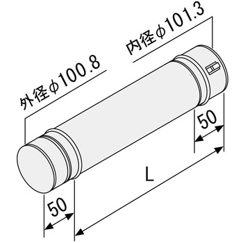 Φ100直管B-C - ノーリツ