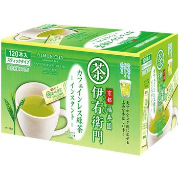 伊右衛門 カフェインレス緑茶 インスタント スティック 宇治の露製茶