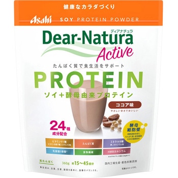 ディアナチュラアクティブ ソイプロテイン ココア味 アサヒグループ食品