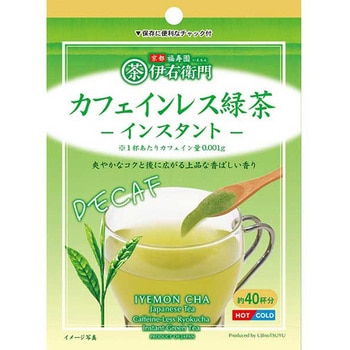 伊右衛門 カフェインレス緑茶 パウチタイプ 宇治の露製茶