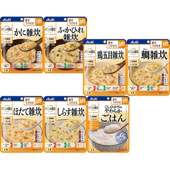 バランス献立 舌でつぶせる 主食7種×6個セット アサヒグループ食品