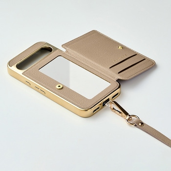 Cross Body Case Duo for Pixel8a(greige) - ユニケース