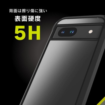 Google Pixel 8a [GRAV] 衝撃吸収 ハイブリッドケース ブラック トリニティ