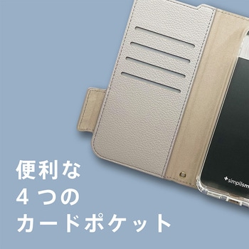 ajouter アジュテ Google Pixel 8a [FlipNote] 耐衝撃フリップノートケース グレー トリニティ