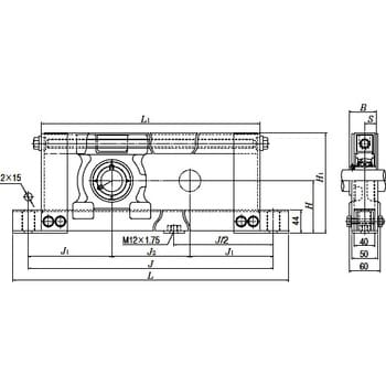 UCL207-20 ストレッチャーユニット 軽溝形鋼製フレーム ストレッチャー