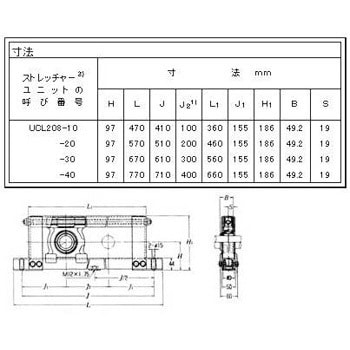 ストレッチャーユニット 軽溝形鋼製フレーム ストレッチャー