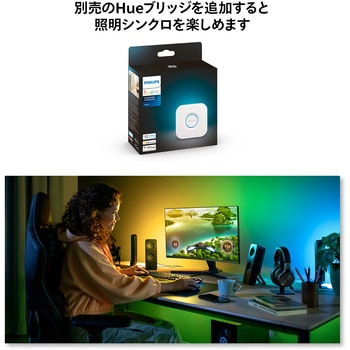 Philips Hue Play グラデーションライトリボン PC 24-27インチ専用 フィリップス