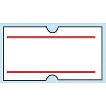 ハンドラベラーACE用ラベル上下赤ライン 1セット(1000枚×10巻) 共和