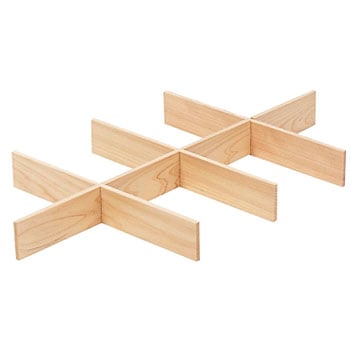 以為 日光杉・桧ガストロノームパン用仕切 8ヶ仕切 - ミランダスタイル