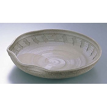炭化土ぼたもち大皿 深 エムズジャパン