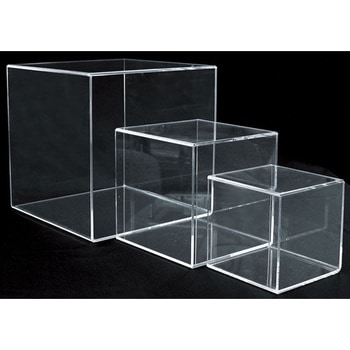 517692 アクリルディスプレイ サイコロトーメー 4面体 1個 店研創意