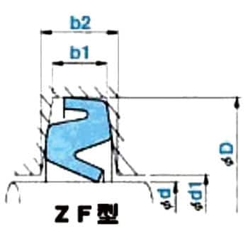 ZF13 オイルシール 1個 NOK 【通販サイトMonotaRO】