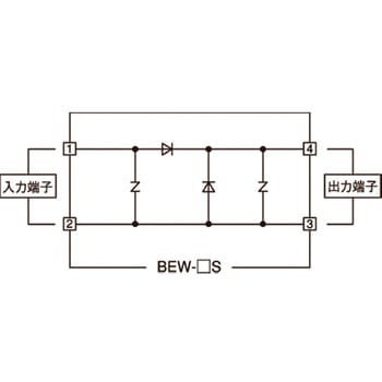 電磁クラッチ・ブレーキ電源装置 BEW-Sタイプ BEW-2S - 三木プーリ