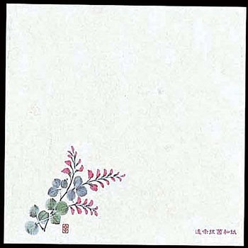遠赤抗菌和紙 花ごよみ懐敷 萩 アーテック(和紙)