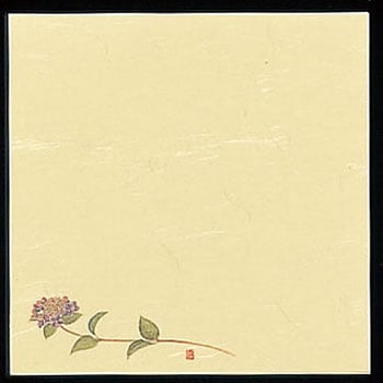 懐紙 四季の花 あじさい アーテック(和紙)