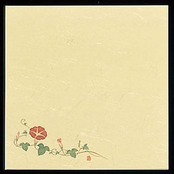 懐紙 四季の花 朝顔 アーテック(和紙)