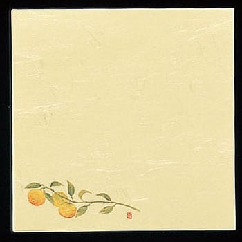懐紙 四季の花 ゆず アーテック[和紙]