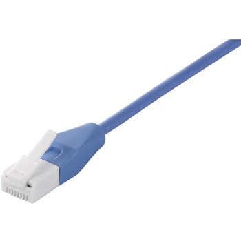 Cat6ツメの折れないLANケーブルスリムストレート15mブルー BUFFALO(バッファロー)