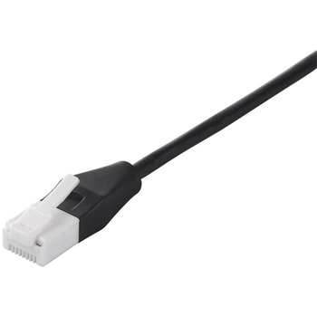 Cat6ツメの折れないLANケーブルスリムストレート1.5mブラック BUFFALO(バッファロー)