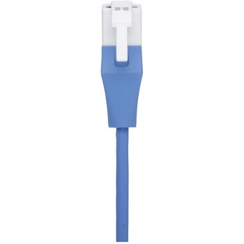 Cat6ツメの折れないLANケーブルスリムストレート1.5mブルー BUFFALO(バッファロー)