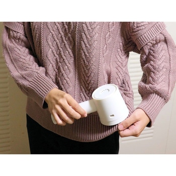 充電式コードレス洋服クリーナー毛玉取り機 (ホコリ取り/毛玉取り/1台2役) RakuraQuick(らくらクイック)