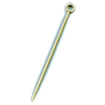 18-8カクテルピン 金メッキ 丸穴 渡駒製作所