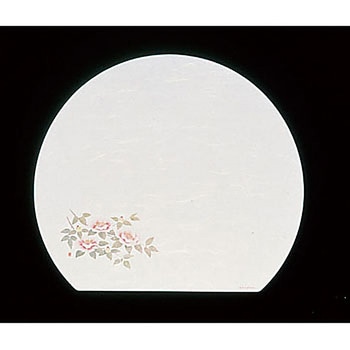 遠赤抗菌和紙 尺3半月まっと 山茶花 アーテック(和紙)