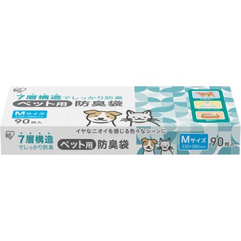 ペット用防臭袋 Mサイズ90枚入り アイリスオーヤマ