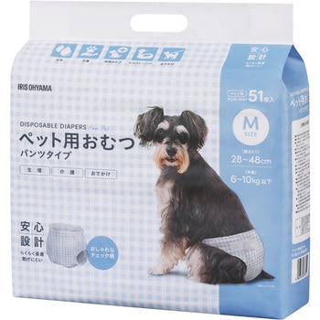 ペット用おむつ M 51枚入り アイリスオーヤマ