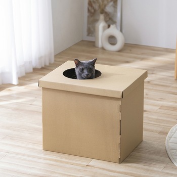 上から段ボール猫トイレ アイリスオーヤマ
