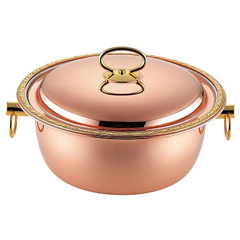 古銅鍋 昭和レトロ 両手鍋 ネオレックス 銅鍋 solid copper （B31