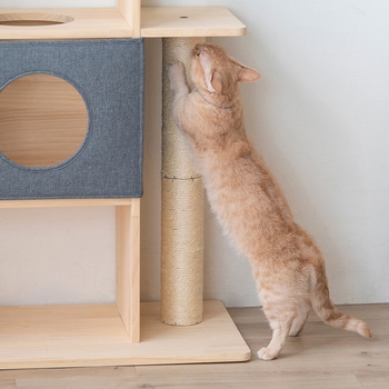 ナチュラルキャットタワー用つめとぎポール アイリスオーヤマ
