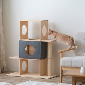 ナチュラルキャットタワー用つめとぎポール アイリスオーヤマ