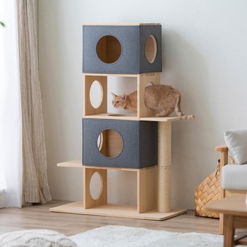 ナチュラルキャットタワー用つめとぎポール アイリスオーヤマ