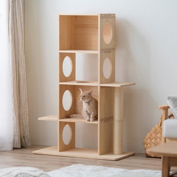 ナチュラルキャットタワー用つめとぎポール アイリスオーヤマ