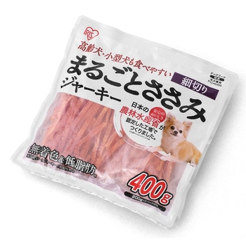 まるごとささみジャーキー 細切り400g アイリスオーヤマ