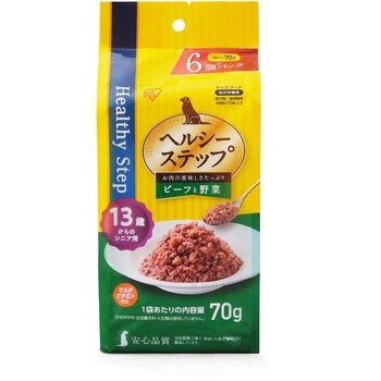 ヘルシーステップレトルト ビーフと野菜70g×6P 13歳以上用 アイリスオーヤマ