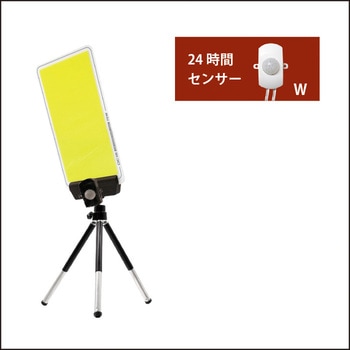 MTO DC12VCOB ハンディ三脚パネルライト(24時間センサー) DCC004-W MTO