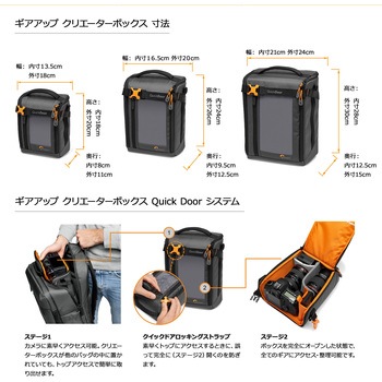 ギアアップ クリエーターボックス II GRL Lowepro