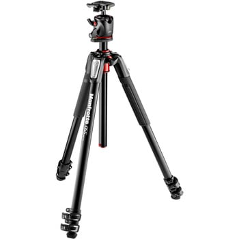 055プロアルミニウム三脚3段+Q2付きボール雲台セット Manfrotto