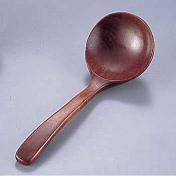 木製お玉杓子(うるし塗り) 丸十