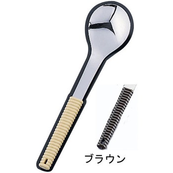 18-8味道楽 盛り付けスプーン 穴無 - ワダコーポレーション