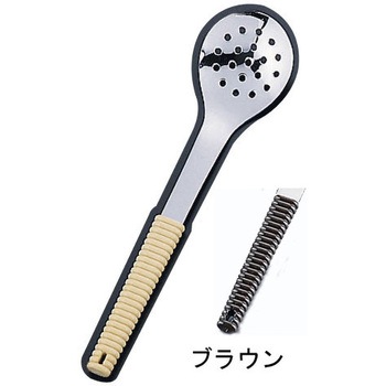 18-8味道楽 盛り付けスプーン 穴明 ワダコーポレーション
