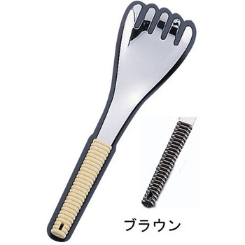 18-8味道楽 取り分けフォーク 穴無 ワダコーポレーション