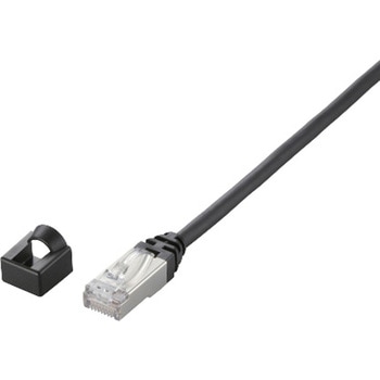 産業用LANケーブル 微可動用 耐油 編組シールド AWG28×4P 黒 ブラック エレコム