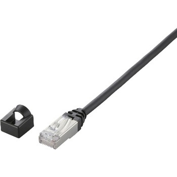 産業用LANケーブル 微可動用 耐油 編組シールド AWG28×4P 黒 ブラック エレコム